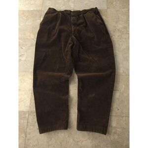Vintage 1950s Hero Kleidung Heavyweight Corduroy Cotton Work‎ Pants 35 x 29